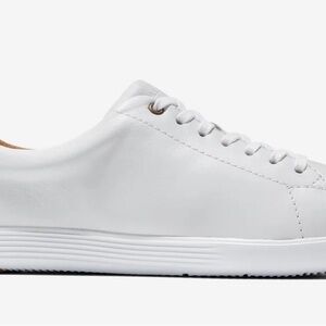 Cole Haan Women's White Leather Low-Top Sneakers